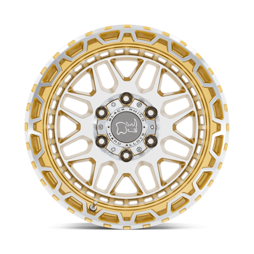 Black Rhino HOLCOMB Gloss Gold With Mirror Cut Face 17x9.5 +12 6x135mm 87.1mm - Wheelwiz