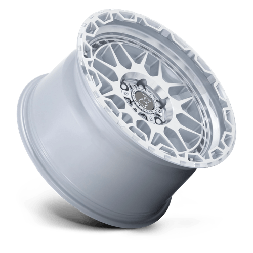 Black Rhino HOLCOMB Gloss Silver W/ Mirror Cut Fac 17x9.5 -12 6x139.7mm 112.1mm - Wheelwiz