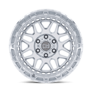 Black Rhino HOLCOMB Gloss Silver W/ Mirror Cut Fac 17x9.5 +12 6x139.7mm 112.1mm - Wheelwiz