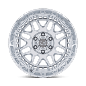 Black Rhino HOLCOMB Gloss Silver W/ Mirror Cut Fac 17x9.5 +12 6x139.7mm 112.1mm - Wheelwiz