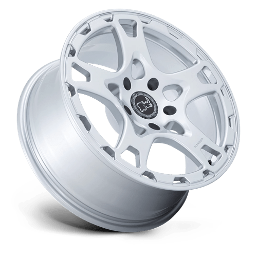 Black Rhino KLAUE Matte Silver 18x8 +20 5x130mm 71.5mm - Wheelwiz