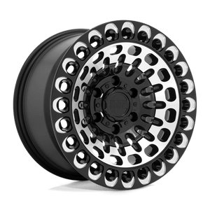 Black Rhino LABYRINTH Gloss Black W Mach Face & Mill 17x9.5 +12 6x135mm 87.1mm - Wheelwiz