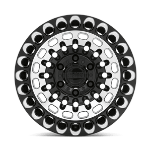 Black Rhino LABYRINTH Gloss Black W Mach Face & Mill 17x9.5 +12 6x120mm 67.1mm - Wheelwiz