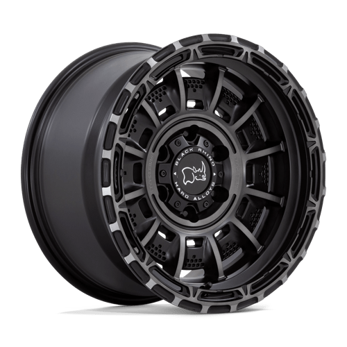 Black Rhino LEGION Matte Black Gray Tint 17x9 -12 5x127mm 71.5mm - Wheelwiz
