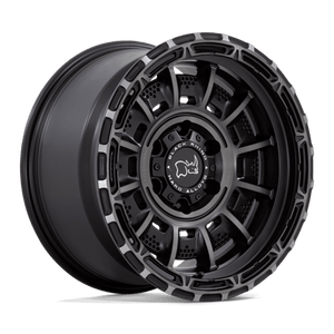 Black Rhino LEGION Matte Black Gray Tint 17x9 -12 5x127mm 71.5mm - Wheelwiz