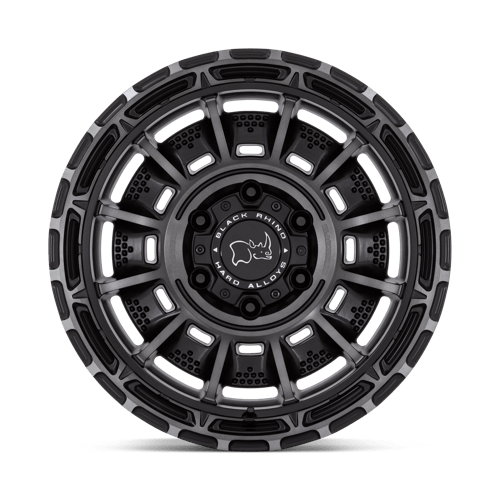 Black Rhino LEGION Matte Black Gray Tint 17x9 -12 5x127mm 71.5mm - Wheelwiz