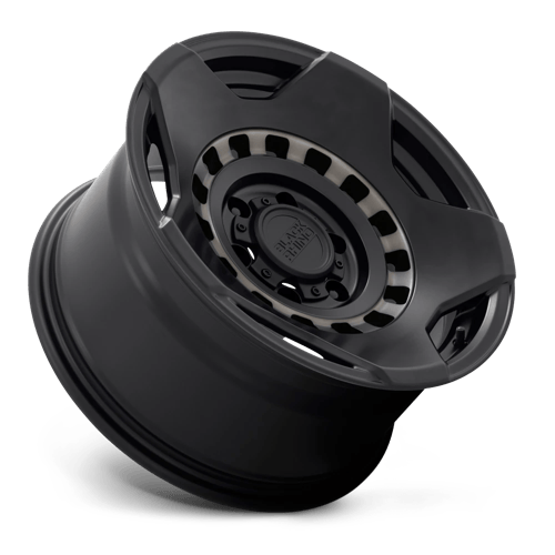 Black Rhino MUZZLE Matte Black W/ Mach Tint Ring 20x9 -18 6x139.7mm 112.1mm - Wheelwiz