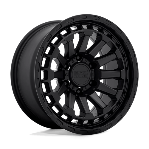 Black Rhino RAID Matte Black 18x9.5 +12 6x139.7mm 112.1mm - Wheelwiz