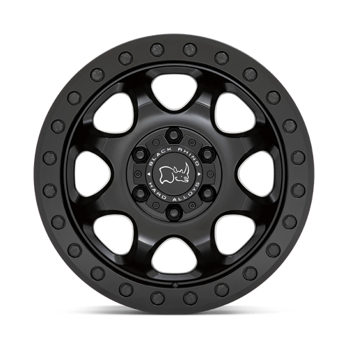 Black Rhino VENTURE BEADLOCK Matte Black 17x8 +38 6x130mm 84.1mm - Wheelwiz
