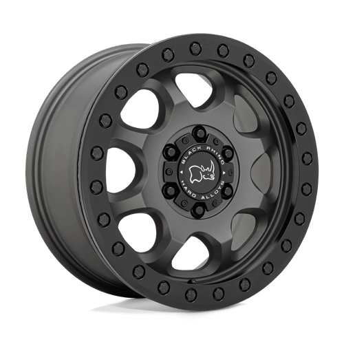 Black Rhino VENTURE BEADLOCK Matte Gunmetal W/ Black Hrdw 17x8 +38 6x130mm 84.1mm - Wheelwiz