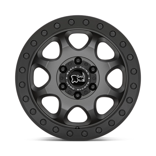 Black Rhino VENTURE BEADLOCK Matte Gunmetal W/ Black Hrdw 17x8 +38 6x130mm 84.1mm - Wheelwiz