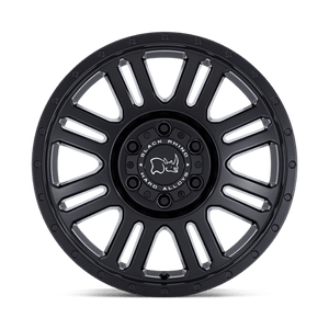 Black Rhino YELLOWSTONE Matte Black 16x8 +38 6x130mm 84.1mm - Wheelwiz