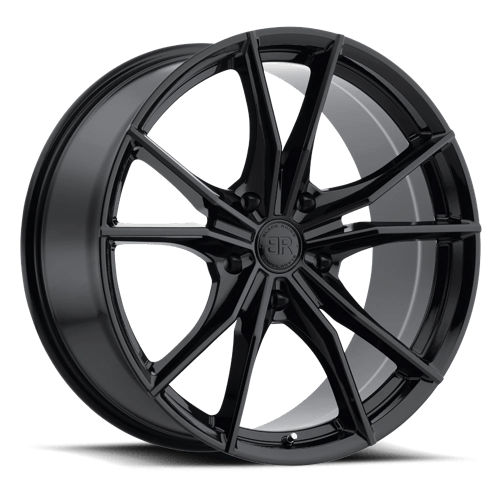 Black Rhino ZION Gloss Black 20x9 +20 6x114.3mm 76.1mm - Wheelwiz