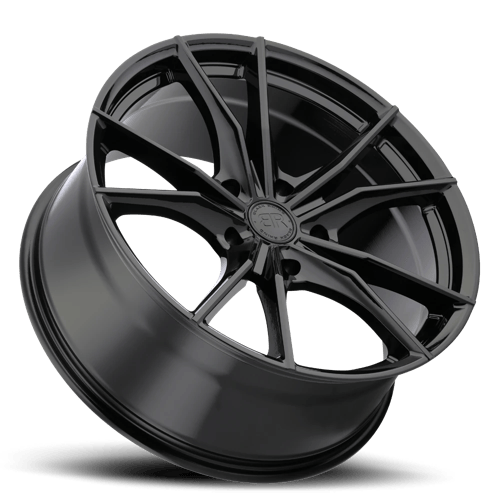 Black Rhino ZION Gloss Black 20x9 +20 6x114.3mm 76.1mm - Wheelwiz