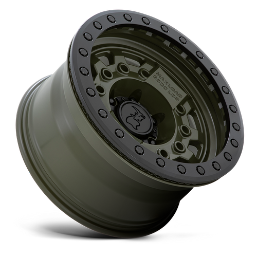 Black Rhino AVENGER BEADLOCK Olive Drab Green Blk Hardware 17x8.5 -32 5x127mm 71.5mm - Wheelwiz