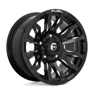 Fuel Offroad D673 BLITZ Gloss Black Milled 16x8 +1 5x139.7mm 108mm - Wheelwiz