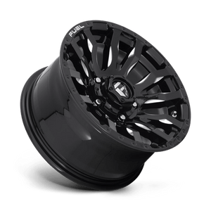 Fuel Offroad D673 BLITZ Gloss Black Milled 16x8 +1 5x139.7mm 108mm - Wheelwiz