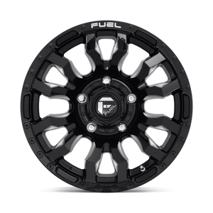 Fuel Offroad D673 BLITZ Gloss Black Milled 16x8 +1 5x139.7mm 108mm - Wheelwiz