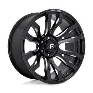 Fuel Offroad D673 BLITZ Gloss Black Milled 18x9 -12 8x165.1mm 125.1mm - WheelWiz