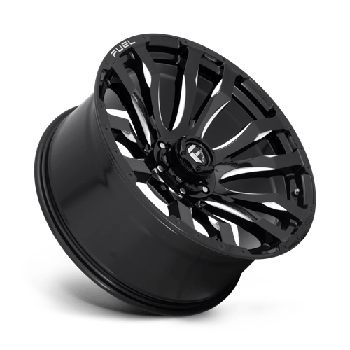 Fuel Offroad D673 BLITZ Gloss Black Milled 20x9 +20 6x139.7mm 106.1mm - Wheelwiz
