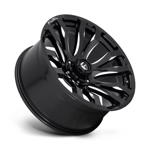 Fuel Offroad D673 BLITZ Gloss Black Milled 18x9 -12 8x165.1mm 125.1mm - WheelWiz