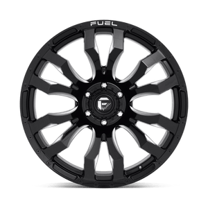 Fuel Offroad D673 BLITZ Gloss Black Milled 18x9 -12 8x165.1mm 125.1mm - WheelWiz