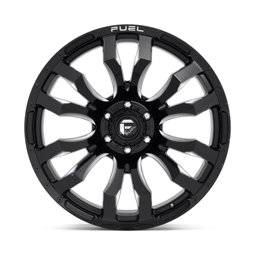 Fuel Offroad D673 BLITZ Gloss Black Milled 18x9 +20 6x135mm 87.1mm - Wheelwiz