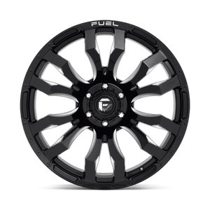 Fuel Offroad D673 BLITZ Gloss Black Milled 20x10 -18 6x139.7mm 106.1mm - WheelWiz