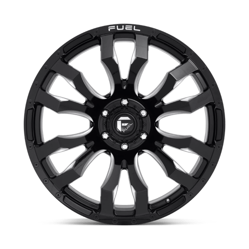 Fuel Offroad D673 BLITZ Gloss Black Milled 20x9 +1 5x139.7mm 78.1mm - Wheelwiz