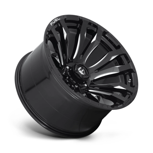 Fuel Offroad D673 BLITZ Gloss Black Milled 22x12 -44 6x135mm 87.1mm - Wheelwiz