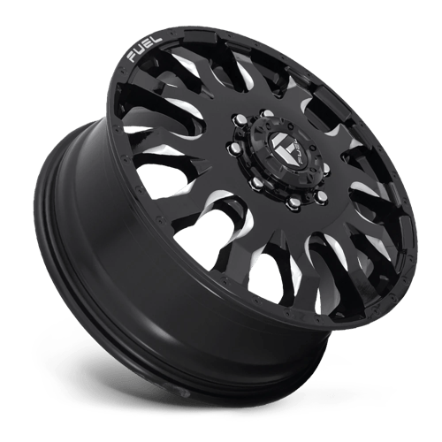 Fuel Offroad D673 BLITZ Gloss Black Milled 20x8.25 +105 8x170mm 125.1mm - Wheelwiz