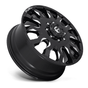 Fuel Offroad D673 BLITZ Gloss Black Milled 20x8.25 +105 8x210mm 154.3mm - Wheelwiz