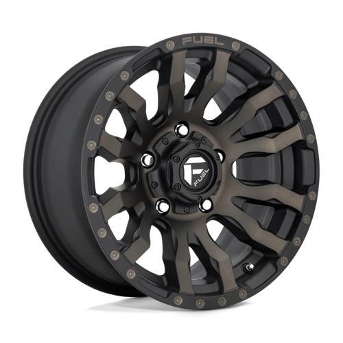 Fuel Offroad D674 BLITZ Matte Black Double Dark Tint 16x8 +1 5x139.7mm 108mm