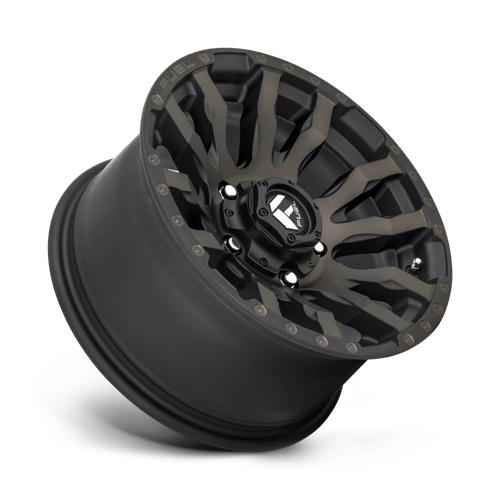 Fuel Offroad D674 BLITZ Matte Black Double Dark Tint 16x8 +1 5x139.7mm 108mm