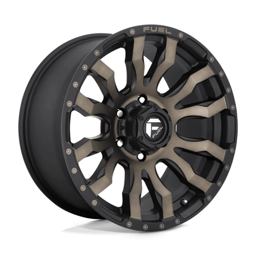 Fuel Offroad D674 BLITZ Matte Black Double Dark Tint 20x12 -44 5x150mm 110.1mm - WheelWiz