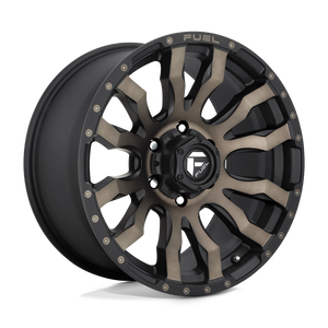 Fuel Offroad D674 BLITZ Matte Black Double Dark Tint 17x9 -12 8x180mm 124.2mm - WheelWiz