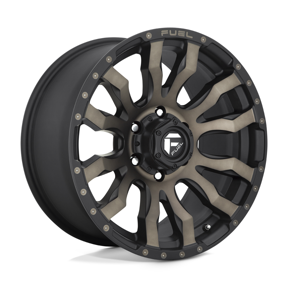 Fuel Offroad D674 BLITZ Matte Black Double Dark Tint 18x9 -12 6x135mm 87.1mm - WheelWiz