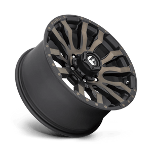 Fuel Offroad D674 BLITZ Matte Black Double Dark Tint 18x9 +1 6x139.7mm 106.1mm - Wheelwiz