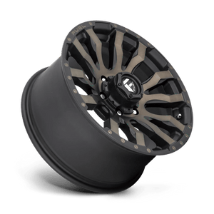 Fuel Offroad D674 BLITZ Matte Black Double Dark Tint 17x9 +1 6x139.7mm 106.1mm - Wheelwiz