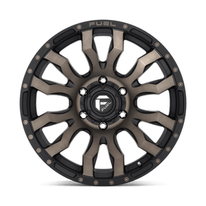 Fuel Offroad D674 BLITZ Matte Black Double Dark Tint 18x9 -12 6x139.7mm 106.1mm - Wheelwiz