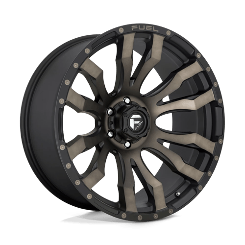Fuel Offroad D674 BLITZ Matte Black Double Dark Tint 22x10 -18 6x139.7mm 106.1mm - Wheelwiz