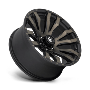 Fuel Offroad D674 BLITZ Matte Black Double Dark Tint 22x10 -18 6x139.7mm 106.1mm - Wheelwiz