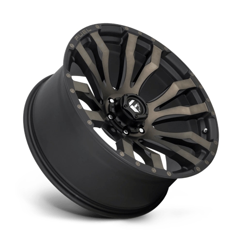 Fuel Offroad D674 BLITZ Matte Black Double Dark Tint 22x10 -18 6x135mm 87.1mm - Wheelwiz