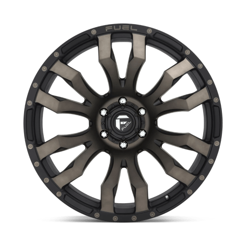 Fuel Offroad D674 BLITZ Matte Black Double Dark Tint 22x10 -18 6x135mm 87.1mm - Wheelwiz