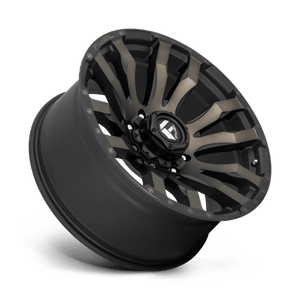 Fuel Offroad D674 BLITZ Matte Black Double Dark Tint 22x12 -44 6x139.7mm 106.1mm - Wheelwiz