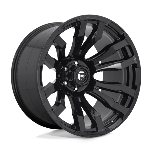 Fuel Offroad D675 BLITZ Gloss Black 17x9 +1 8x165.1mm 125.1mm - Wheelwiz