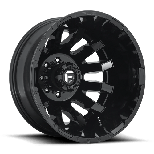 Fuel Offroad D675 BLITZ Gloss Black 20x8.25 -227 8x200mm 142mm - Wheelwiz