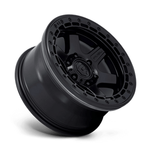 Fuel Offroad D122 BLOCK BEADLOCK Matte Black W/ M-black Ring 17x8.5 0 6x139.7mm 106.1mm - Wheelwiz