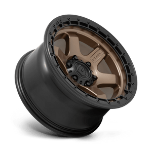 Fuel Offroad D751 BLOCK Matte Bronze With Black Ring 18x9 +01 6x120mm 67.1mm - WheelWiz