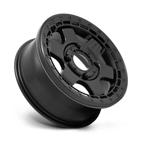 Fuel Offroad D922 BLOCK BEADLOCK Matte Black W/ Black Ring 15x6 +38 4x137mm 110.1mm - Wheelwiz